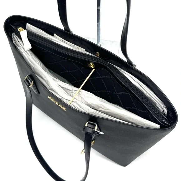 Michael Kors Sheila Large Signature Logo Tote Bag - Black